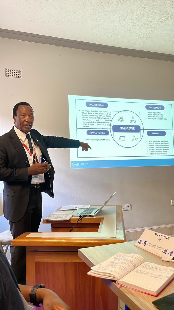 StopTB's tweet photo. CFCS grantee JHWO shared Zimbabwe's experiences with #OneImpact during a panel with StopTB on TB Community Engagement.
“OneImpact is more than a CLM tool, it is THE tool to have for information related to TB.” - Peter Dube, JHWO https://t.co/yM5nzCXphY