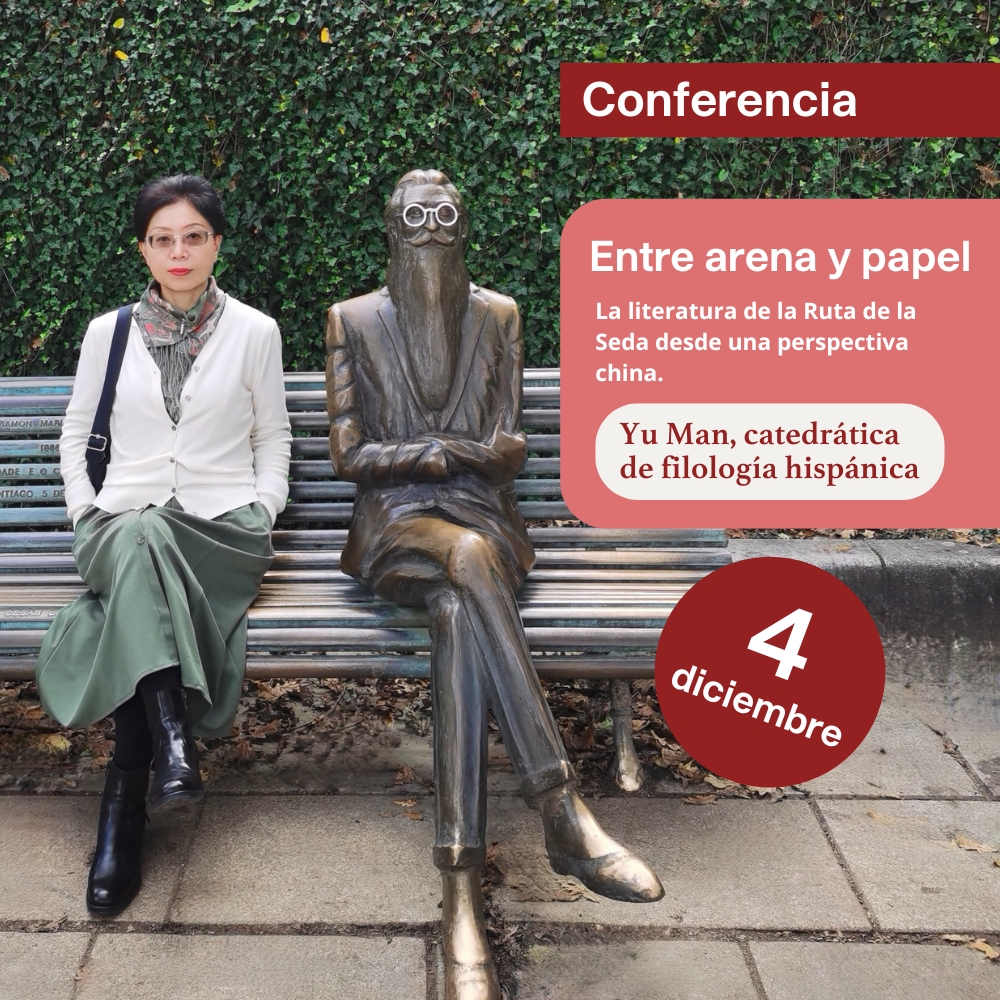Nueva Conferencia 'La literatura de la Ruta de la Seda desde una perspectiva china', exploraremos el flujo de ideas y estilos narrativos que la ruta inspiró durante siglos y su impacto en la literatura actual. Toda la info en bit.ly/3Z8QH4j 😍 #rutadelaseda #literatura