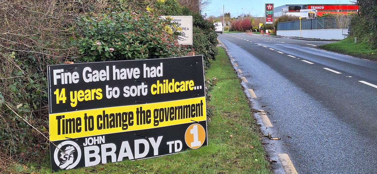 Blessington2022's tweet photo. General Election Posters 24th November 2024 #Blessington #countywicklow #Wicklow #Ireland #generalelection #FineGael #FiannaFail #SinnFein https://t.co/ow1H5JRjc8