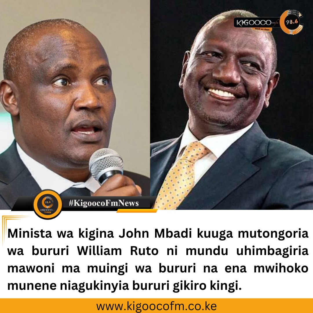 Mbadi kuheana murugamo wake .