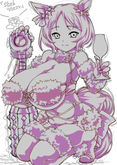 進捗状況:影入れ
skebでのご依頼で大人に成長したサクラローレルを鬼の衣装×デンジャラスビーストのコスチュームで描かせていただいています
影入れが完了しました 