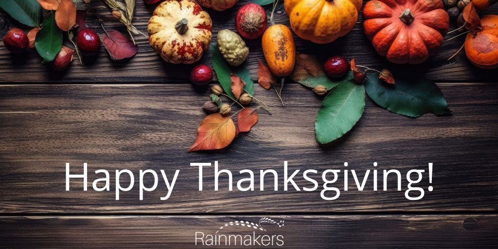 Happy Thanksgiving! Wishing you and yours a joyful holiday! 🦃✨