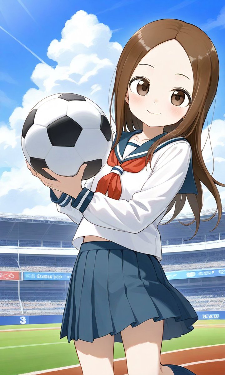 高校サッカー 応援マネージャー ブレザーの制服版 #AIart #AIイラスト