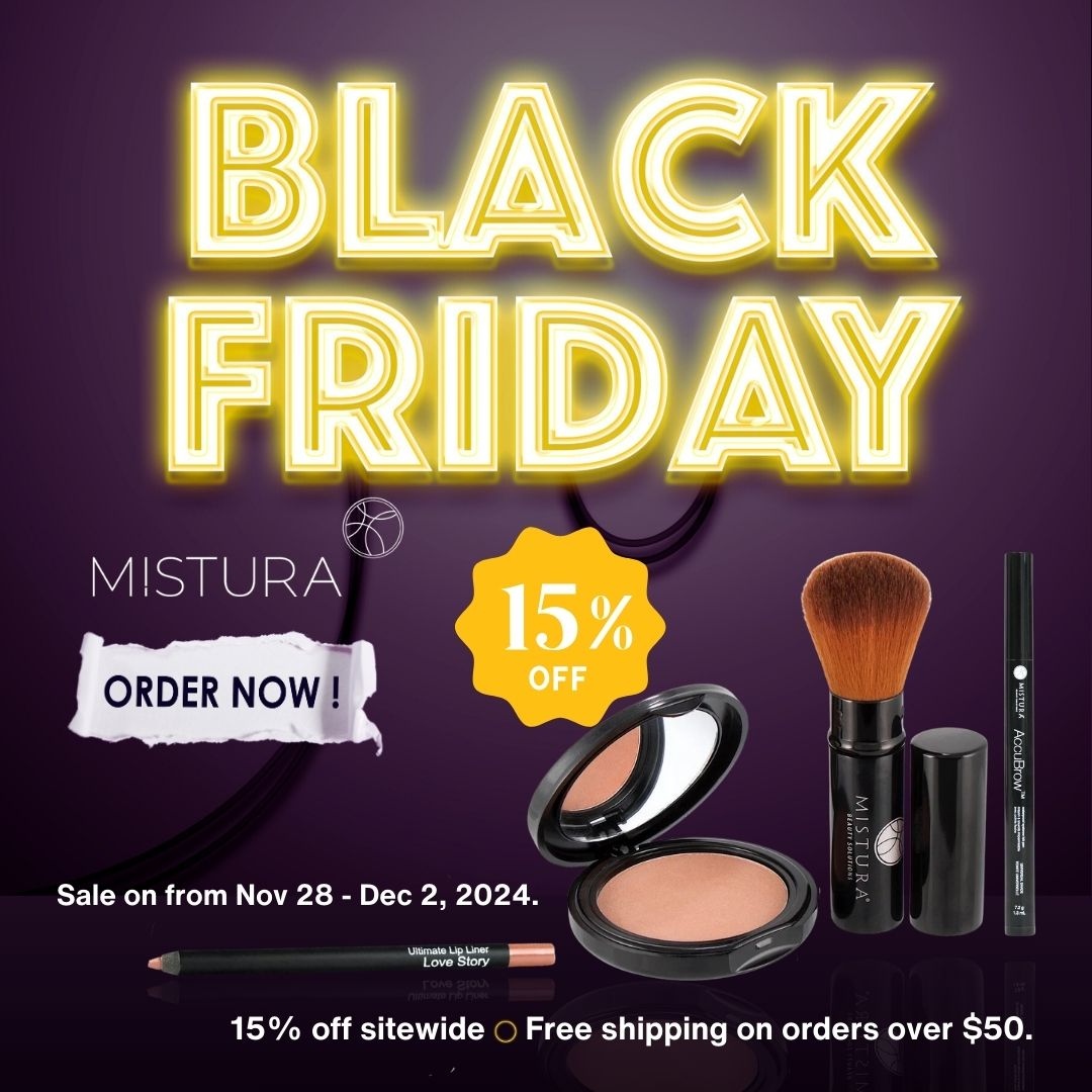Mistura's tweet photo. 🎉 BLACK FRIDAY IS HERE! 🎉

Stock up on your fave products with 15% off sitewide + free shipping on $50+. ✨

Deals run Nov 28 - Dec 2, 2024. Shop now before it’s gone! 
👉 https://t.co/CxxFeCoxuQ

#BlackFridayDeals #ShopAndGlow https://t.co/saTYrcsyf2