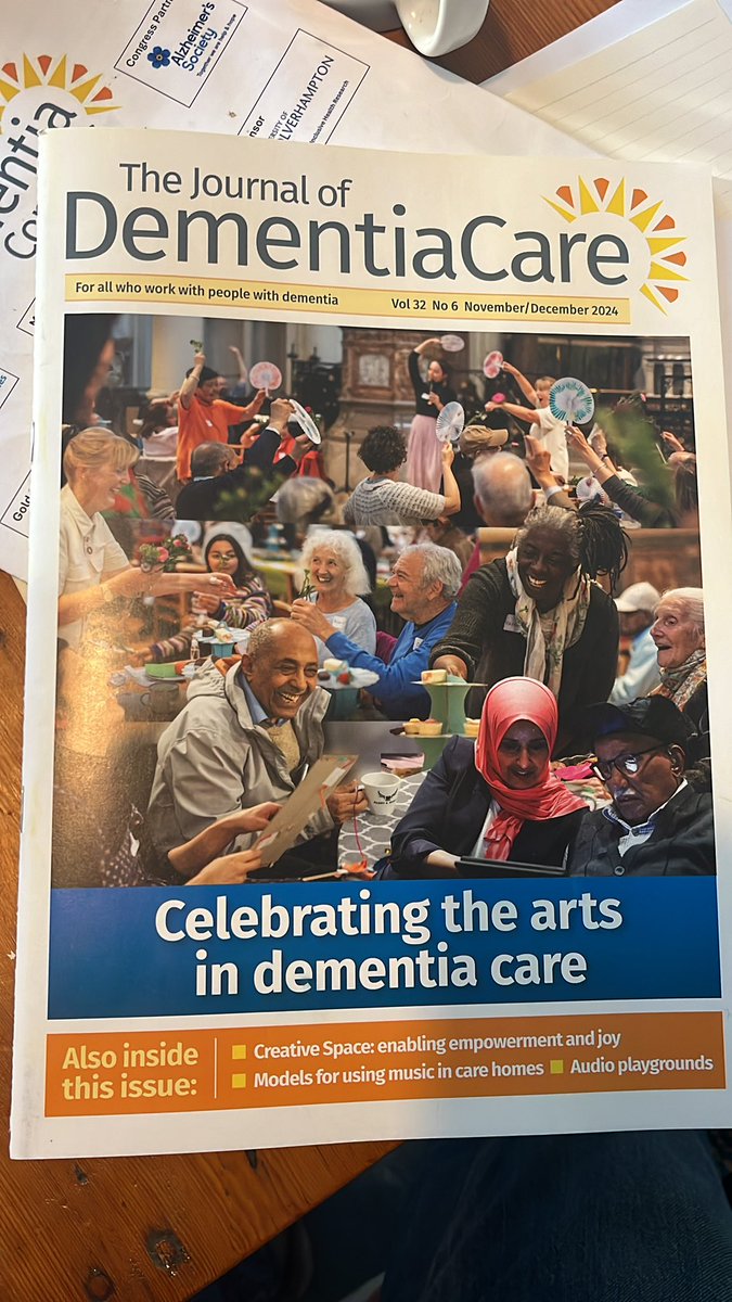 shelley hastings (@peckhamshell) on Twitter photo Thank you <a href="/JDementiaCare/">Dementia Community</a> - inspiring & thought provoking couple of days at the dementia congress so many excellent chats and presentations - & beautiful to see <a href="/ResonateArts/">Resonate Arts</a> groups front page of the journal. 😍 #UKDC2024 Thank you <a href="/JDementiaCare/">Dementia Community</a> - inspiring & thought provoking couple of days at the dementia congress so many excellent chats and presentations - & beautiful to see <a href="/ResonateArts/">Resonate Arts</a> groups front page of the journal. 😍 #UKDC2024