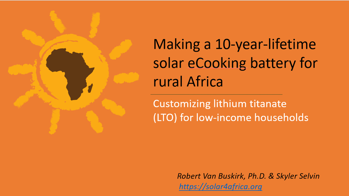 Modern Energy Cooking Services (@ukmecs) on Twitter photo <a href="/UKMECS/">Modern Energy Cooking Services</a> is pleased to share the recording of our #webinar on #solar #eCooking #battery. A big thank you to Robert Van Buskirk and Skyler Selvin at Solar4Africa for great presentations.
Watch the recording:
mecs.org.uk/recording-of-tβ¦
#Africa #Malawi #cleanenergy <a href="/UKMECS/">Modern Energy Cooking Services</a> is pleased to share the recording of our #webinar on #solar #eCooking #battery. A big thank you to Robert Van Buskirk and Skyler Selvin at Solar4Africa for great presentations.
Watch the recording:
mecs.org.uk/recording-of-tβ¦
#Africa #Malawi #cleanenergy