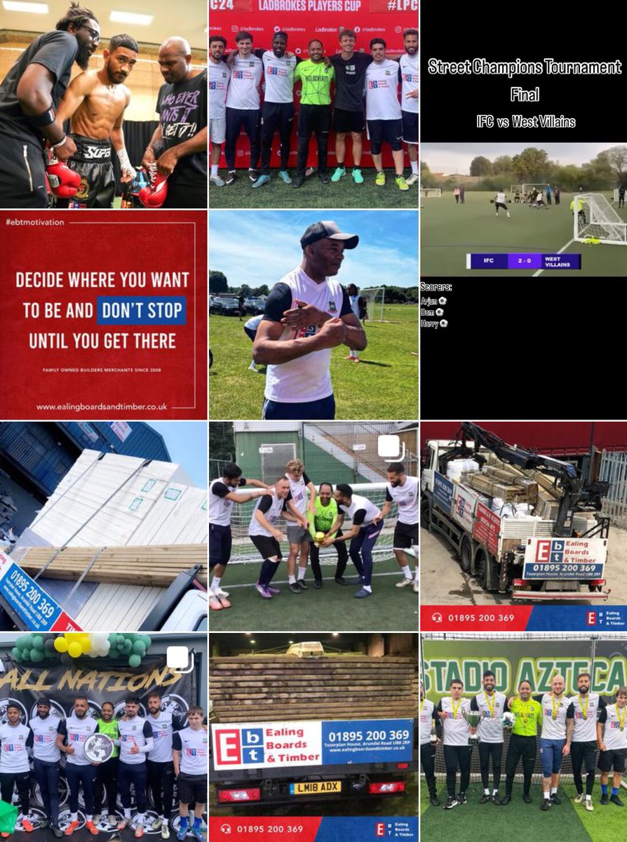 PROPS TO OUR SPONSORS: EALING BOARDS &amp; TIMBERS👌🏾