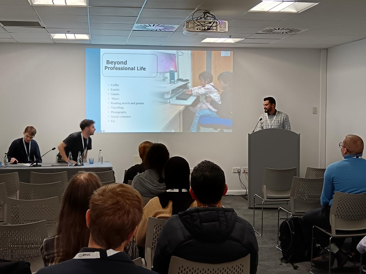 Technovative Solutions LTD (TVS) (@technovativesol) on Twitter photo An exceptional Day 3 at <a href="/BMVCconf/">British Machine Vision Conference (BMVC)</a>!
Keynotes by Dr Laura Sevilla
Doctorial Consortium session on #AI & #Healthcareinnovation with <a href="/Sarker_MK/">Dr Md Mostafa Kamal Sarker, PhD</a>
<a href="/AlisonNoble_OU/">Alison Noble</a> Receiving #BMVA Distinguished Fellow 2022
And much more! On to Day 4!
#Innovation #MachineVision #Networking #BMVC2024 An exceptional Day 3 at <a href="/BMVCconf/">British Machine Vision Conference (BMVC)</a>!
Keynotes by Dr Laura Sevilla
Doctorial Consortium session on #AI & #Healthcareinnovation with <a href="/Sarker_MK/">Dr Md Mostafa Kamal Sarker, PhD</a>
<a href="/AlisonNoble_OU/">Alison Noble</a> Receiving #BMVA Distinguished Fellow 2022
And much more! On to Day 4!
#Innovation #MachineVision #Networking #BMVC2024