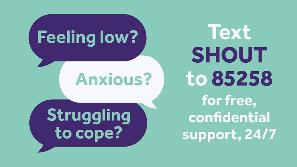 MoodsRadioUK's tweet photo. Feeling low?
Anxious?
Struggling to cope?

Text SHOUT to 85258

for free, confidential support, 24/7

#SHOUT #mentalhealth #mentalhealthawareness #mentalhealthmatters #help #helpine https://t.co/PKyevgREf6