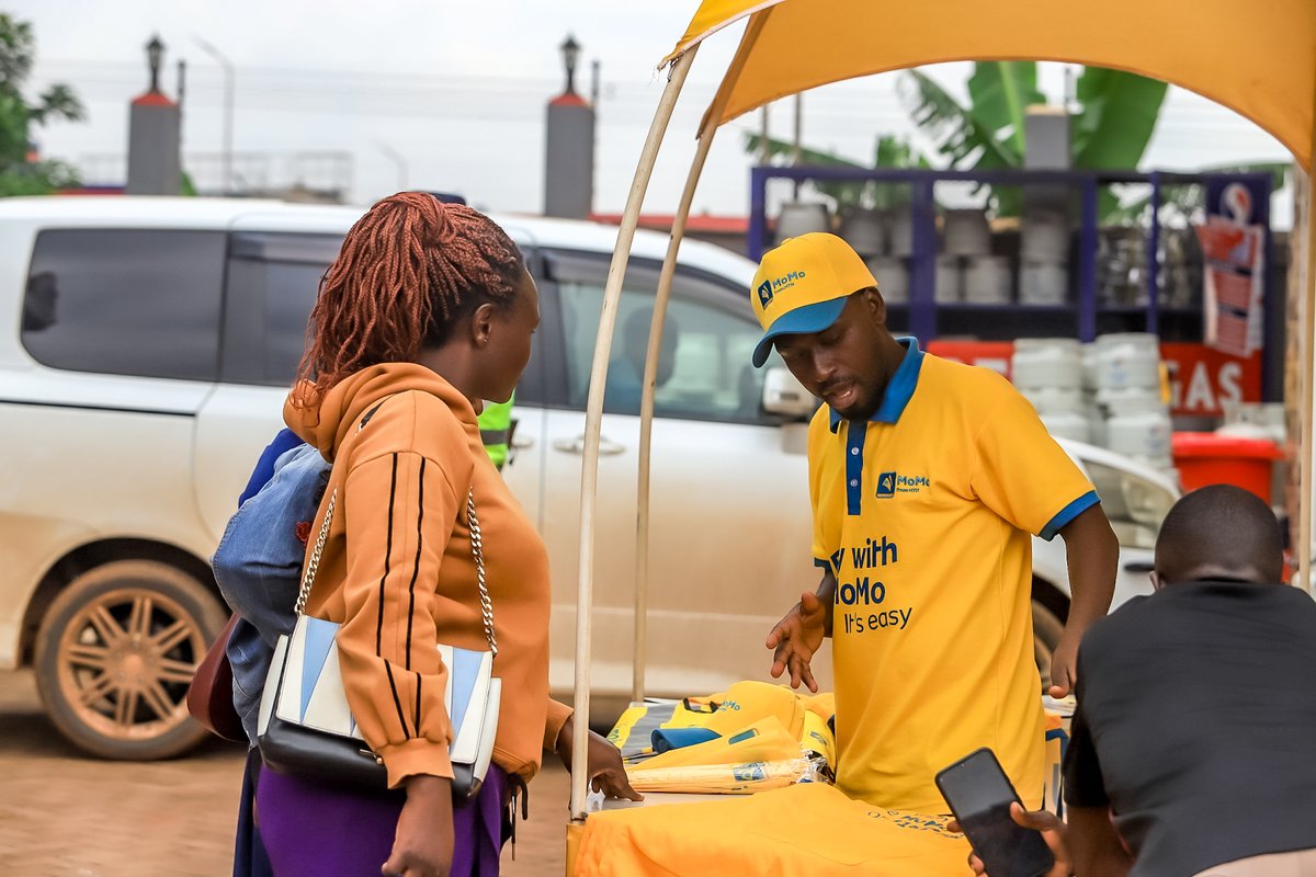 mtnug's tweet image. Our friends from @mtnmomoug are on ground in #Nansana today, partnering with @Stabex_Ug to promote cashless payments. #PayWithMoMo and enjoy the ease of digital payments.
