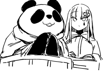 これは冒頭陳述をするパンダと 裁判官の保護者です 