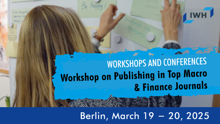 🚀 Join the Premier Workshop for Young Researchers in Macro &amp; Finance! 📅 Date: March 19-20, 2025 📍 Location: Kiel-CEPR Research Hub, Berlin, Germany🔗 Deadline Call for Papers: January 5 ▶️▶️▶️ iwh-halle.de/ueber-das-iwh/… #Macroeconomics #Finance #Banking #Economics #Research