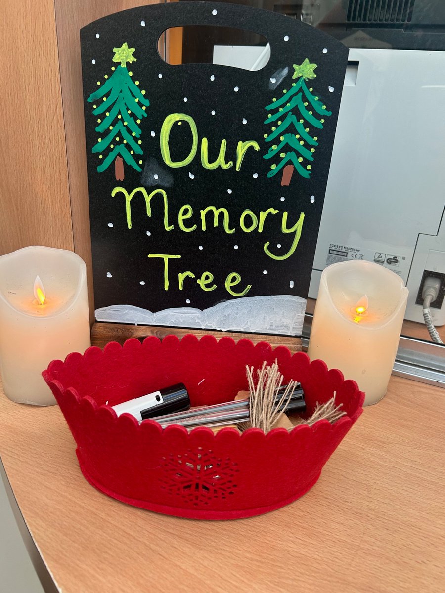 Our Christmas 'Memory Tree' is now up.The tree is for our pupils, parents, staff &amp; community of Billinge.  Come and write the name of a loved one, who will be missed this Christmas, on a tag and hang it on this beautiful tree. All will then be prayed for  during our Carol Service