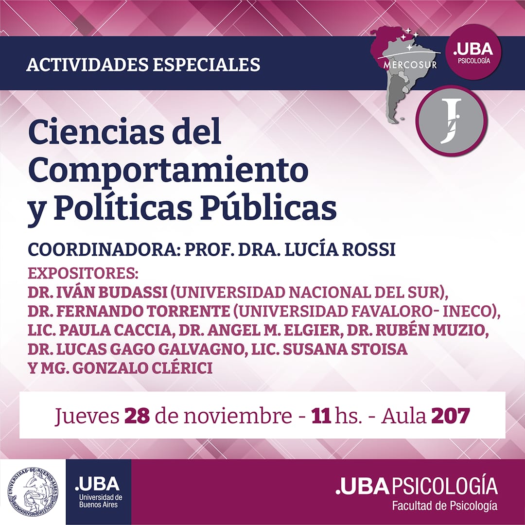 Hay una canción de @OfficialSting  "Un inglés en Nueva York". Hoy podríamos cantar "Un abogado en la Facultad de Psicología". Nos invitaron junto a <a href="/paulacaccia/">Paula</a>, <a href="/FMTorrente/">Fernando Torrente</a> y <a href="/angelelgier/">Angel Elgier</a>  al Congreso de <a href="/UBAPsicologia/">UBAPsicologia</a> a contar nuestras experiencias en la Unidad de (sigue)