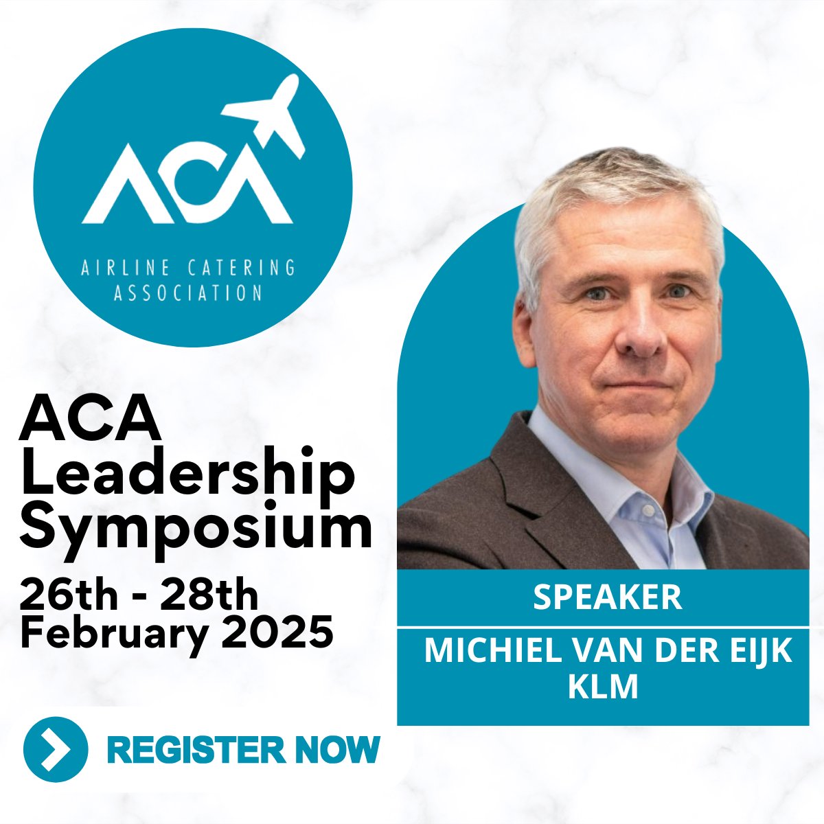 Michiel van der Eijk, CEO of KLM Catering Services and President of the Airline Catering Association (ACA), will inaugurate the ACA's first Leadership Symposium with a welcome address on February 27, 2025.
See details: evaintmedia.com/aca-leadership…