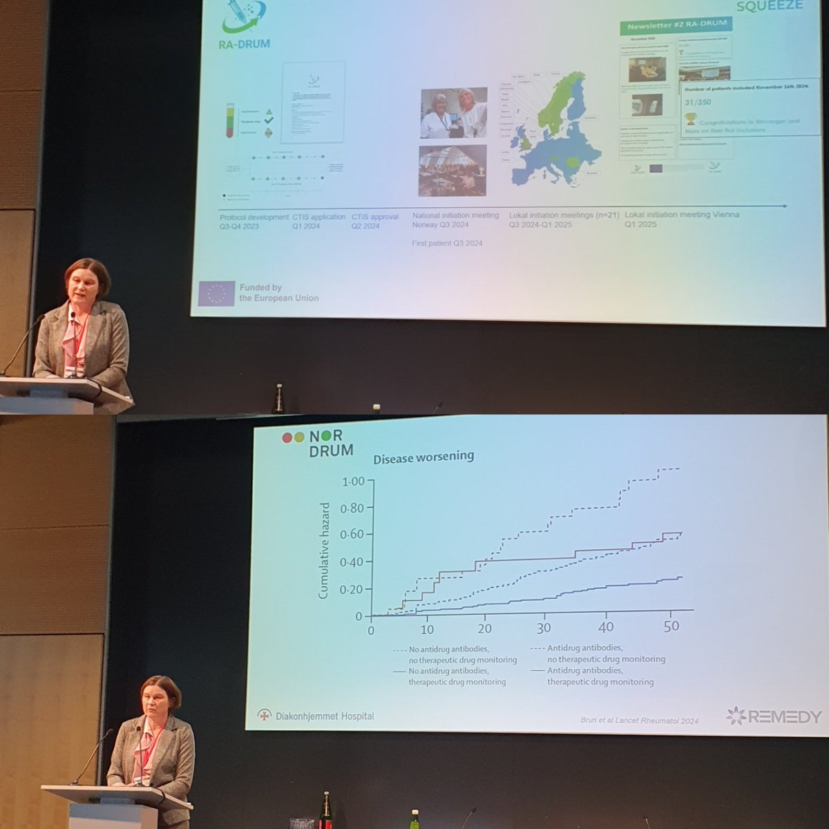 The #Austrian Congress of #rheumatology has started!
It's great to have @siljews as guest speaker spreading the latest updates on therapeutic drug monitoring to guide treatment decisions for patients with #RMDs 
<a href="/SQUEEZE_project/">SQUEEZE</a>
#oegr2024