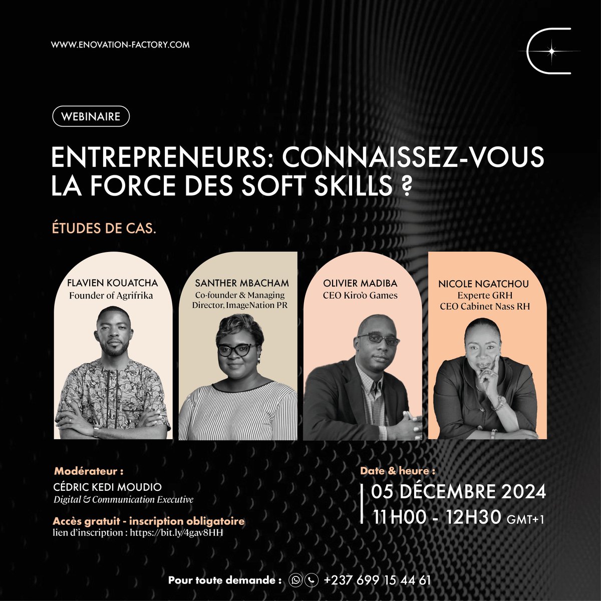 Entrepreneurs, connaissez-vous la force des soft skills ?💡

Les compétences interpersonnelles sont essentielles à la réussite entrepreneuriale, mais sont souvent sous-estimées. Rejoignez notre webinaire pour découvrir comment elles peuvent transformer vos projets !

🔑 Au