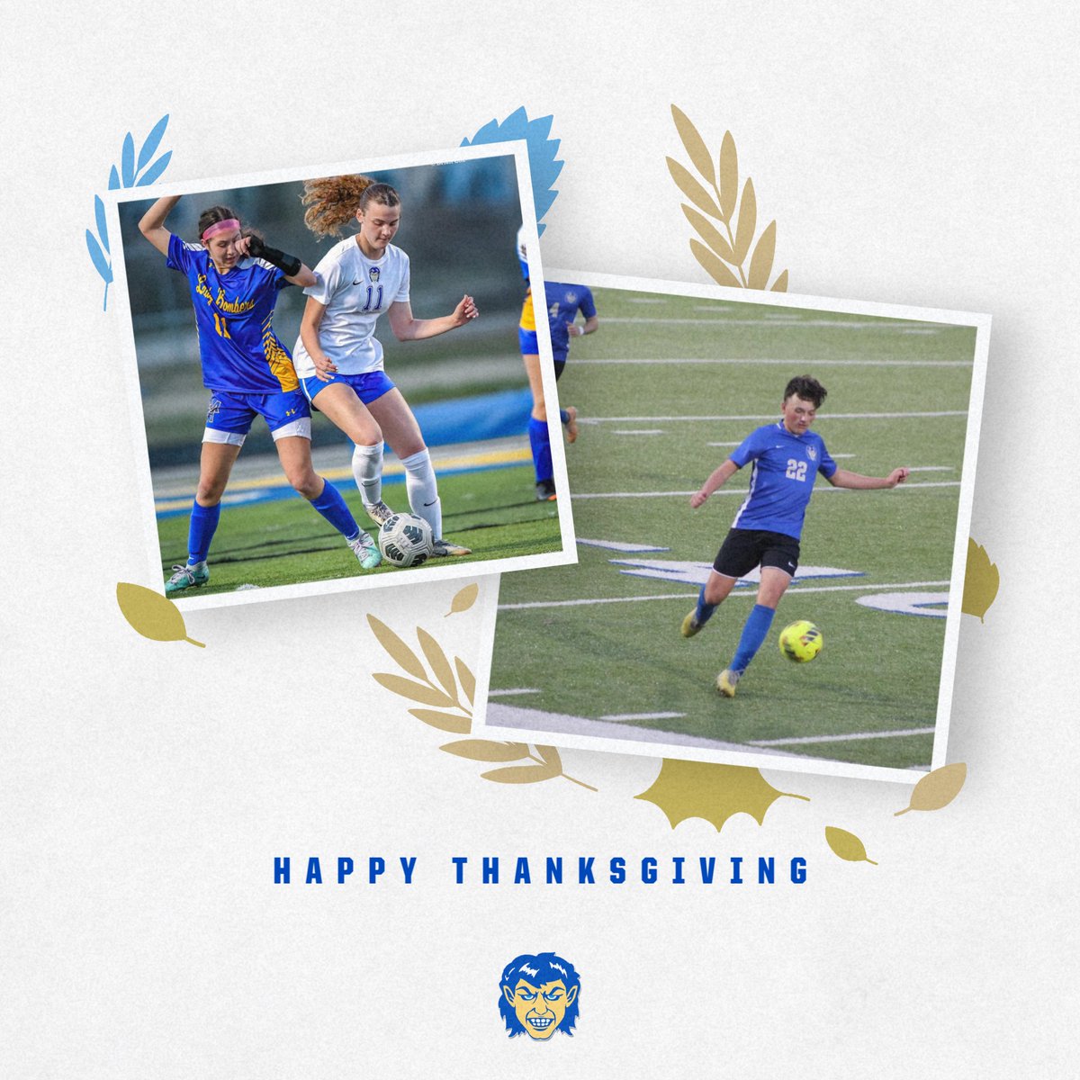 GoblinSoccer's tweet photo. Happy Thanksgiving from the Harrison Goblins!

Gobble, gobble! From all of us at the Harrison Goblin soccer teams, we wish you a Happy Thanksgiving! May your day be filled with good food, great company, and plenty of soccer!  #GoGobs https://t.co/VKVjiXT8OD