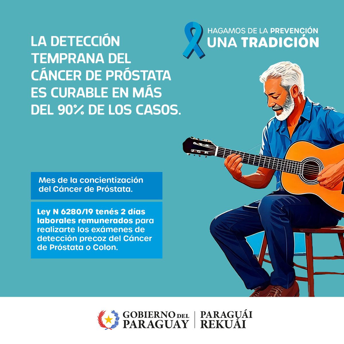 senac_py's tweet image. ¿Sabías que más del 90% de los casos de cáncer de
próstata son curables si lo descubre a tiempo?. Andá
hacete tus chequeos y quedate tranquilo.

¡Hagamos de la prevención, una tradición!