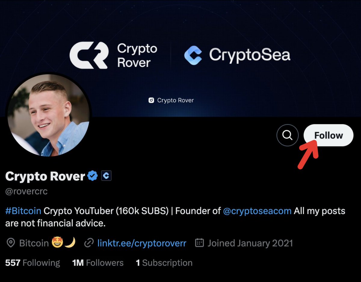 If I hit 1 MILLION followers in the next 3 days,

I will give away $10,000 in #Bitcoin to 1 lucky follower again.

Like, retweet, and follow to participate!