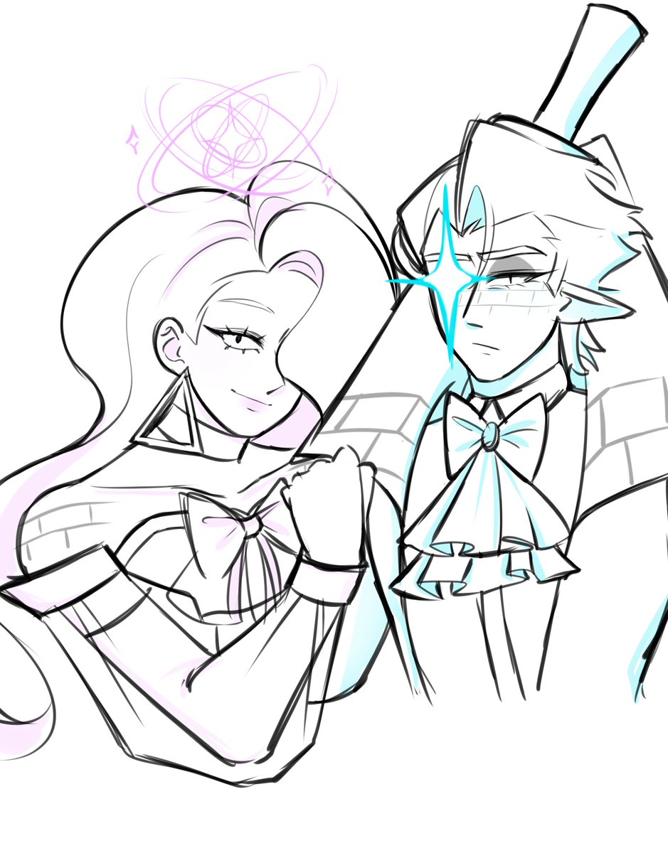 Nox_027's tweet photo. I honestly think they are like siblings together when working under Axolotl.

#CelestialBillie #DeityBill #GravityfallsAU https://t.co/jdHsBfeKsp