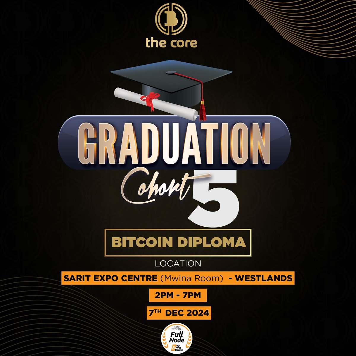 COHORT 5 GRADUATION IS HERE! 🎉

Are you attending the <a href="/AfroBitcoinOrg/">Africa ₿itcoin Conference</a>  ? If so, join us as we celebrate the newest Bitcoiners graduating with the #Bitcoin Diploma by <a href="/MyfirstBitcoin_/">Mi Primer Bitcoin</a> 

Get ready for insightful panel discussions, special guest appearances and 

🧵1/6