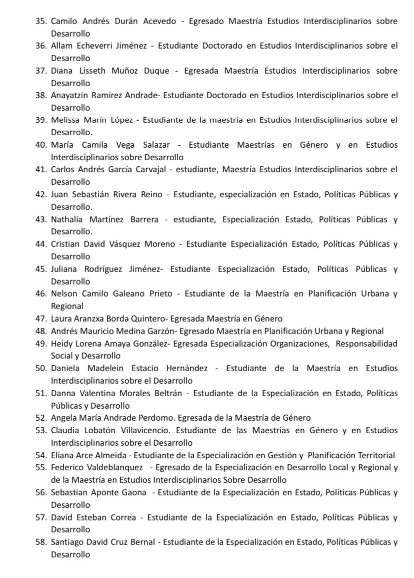 Nos unimos los estudiantes y egresados del <a href="/CiderUniandes/">Cider Uniandes</a> para alzar la voz y mostrar nuestro descontento y preocupación frente a la decisión tomada por las directivas de <a href="/Uniandes/">Uniandes</a> de fusionar el CIDER con la facultad la Ciencias Sociales, sin garantía alguna #CiderIndependiente