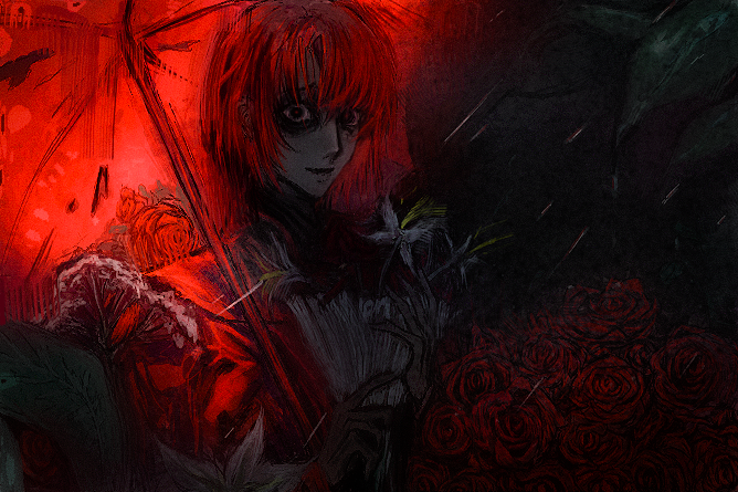 vcyberia's tweet photo. 🌹☔️
[ #Homicipher #Fanart #homicipherfanart #homiciphergame #art #digitalart #mrscarletella ] https://t.co/0WIfeSY2cP