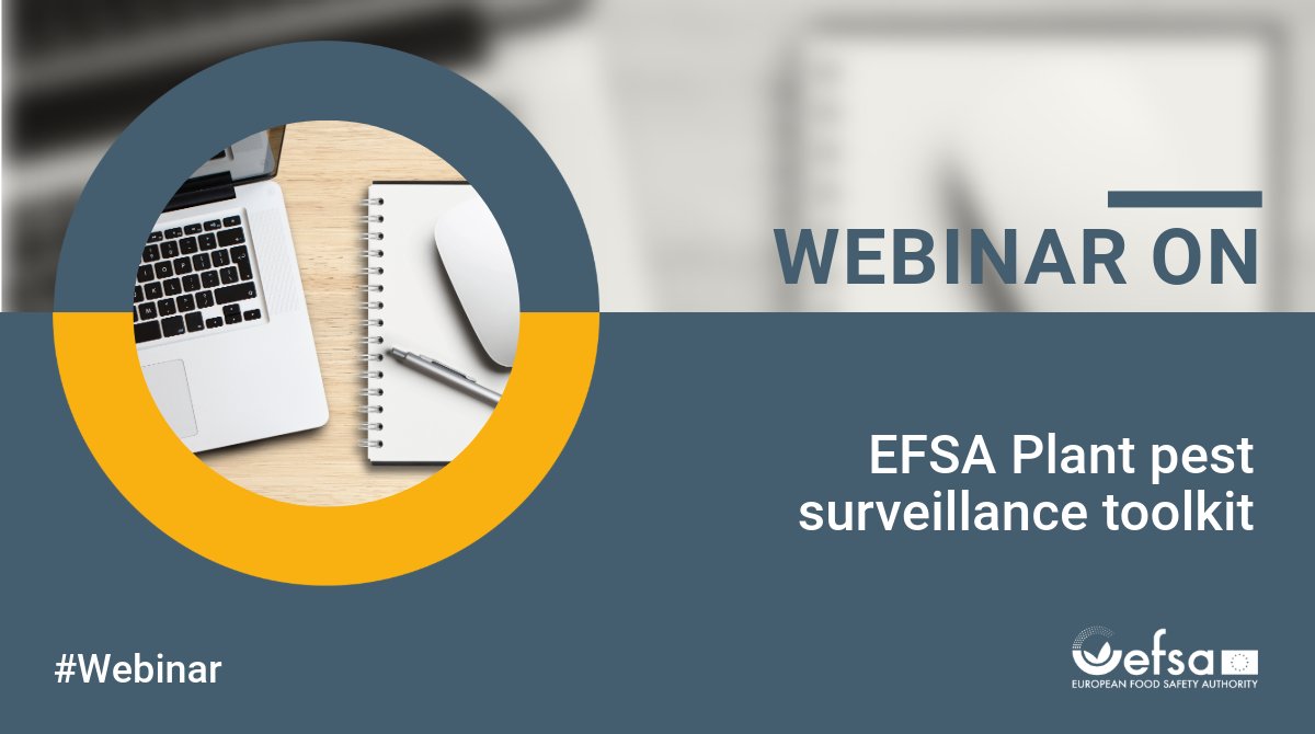 EFSA_EU's tweet photo. 🌱 Join us for the next 💻#Webinar on 2 December!

Learn key #PestSurvey methodologies, tools, and optimisation strategies to enhance #PlantHealth crisis preparedness.

✍️ Register now → https://t.co/xAGKkVWLZm https://t.co/udLcvdHTwp