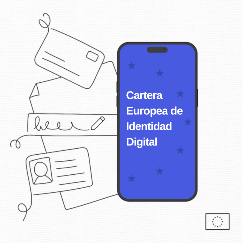 ComisionEuropea's tweet photo. La Cartera 🇪🇺 de Identidad Digital está cada vez más cerca.
Hoy se han adoptado las normas técnicas para sus funcionalidades básicas y su certificación.
Ejemplos de uso:
Abrir una cuenta bancaria
Probar la edad
Renovar recetas médicas
Alquilar un coche
Más↓
#EUDigitalIdentity