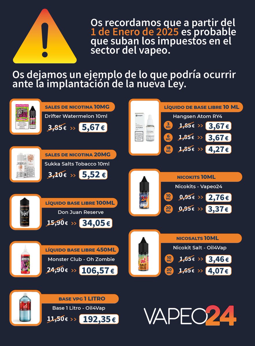 El sector del vapeo está en peligro ⚠️
#MinisterioDelTabaco #ElVapeoSalvaVidas #MeEncantaLaFruta