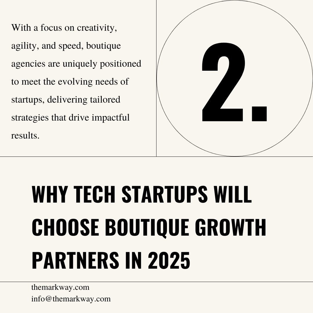 MarkWayAgency's tweet photo. In 2025, #TechStartups can overcome #MediaCoveragechallenges by shifting from big agencies to #BoutiqueAgencies. With a focus on creativity, agility, and speed, they are uniquely positioned to ensure #StartupSuccess, delivering #GrowthStrategies. 

  #PRTrends2025 https://t.co/SGmuxScP19