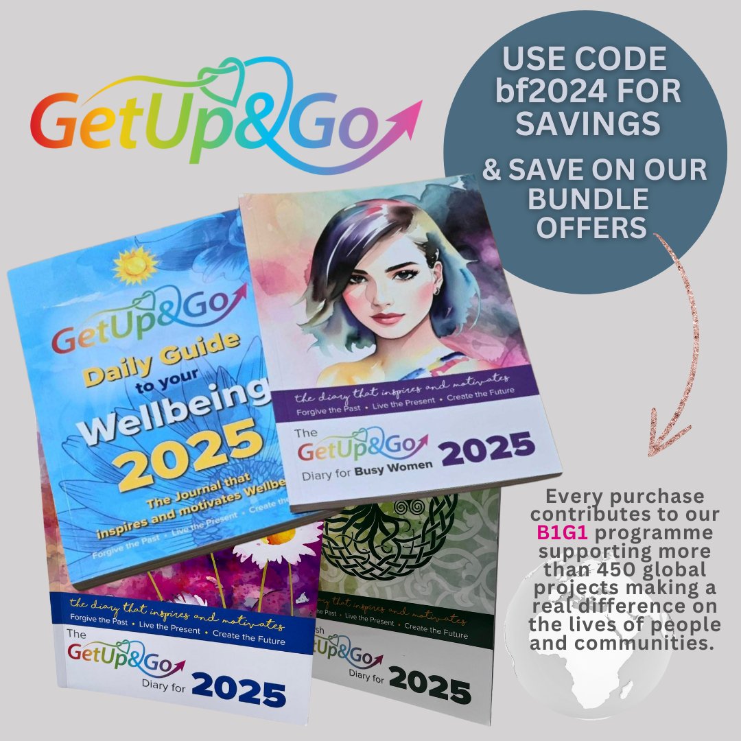 15% OFF EVERYTHING 💛 
Thank you for supporting our local business in this years #blackfridaysales 

🎄We have reduced EVERYTHING by 15% on our website (use code bf2024 for discount) 

Order here ⬇️ getupandgodiary.com/product-catego…

#SmallBusinessLove #shopirish #greenfriday