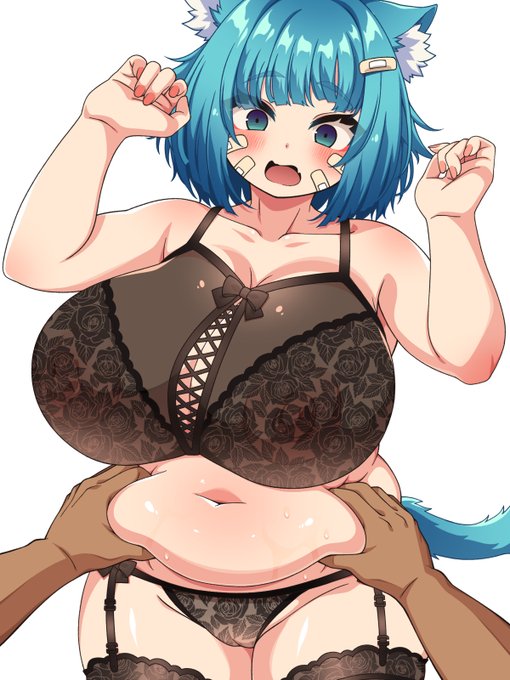 腹肉、揉みたいですよね