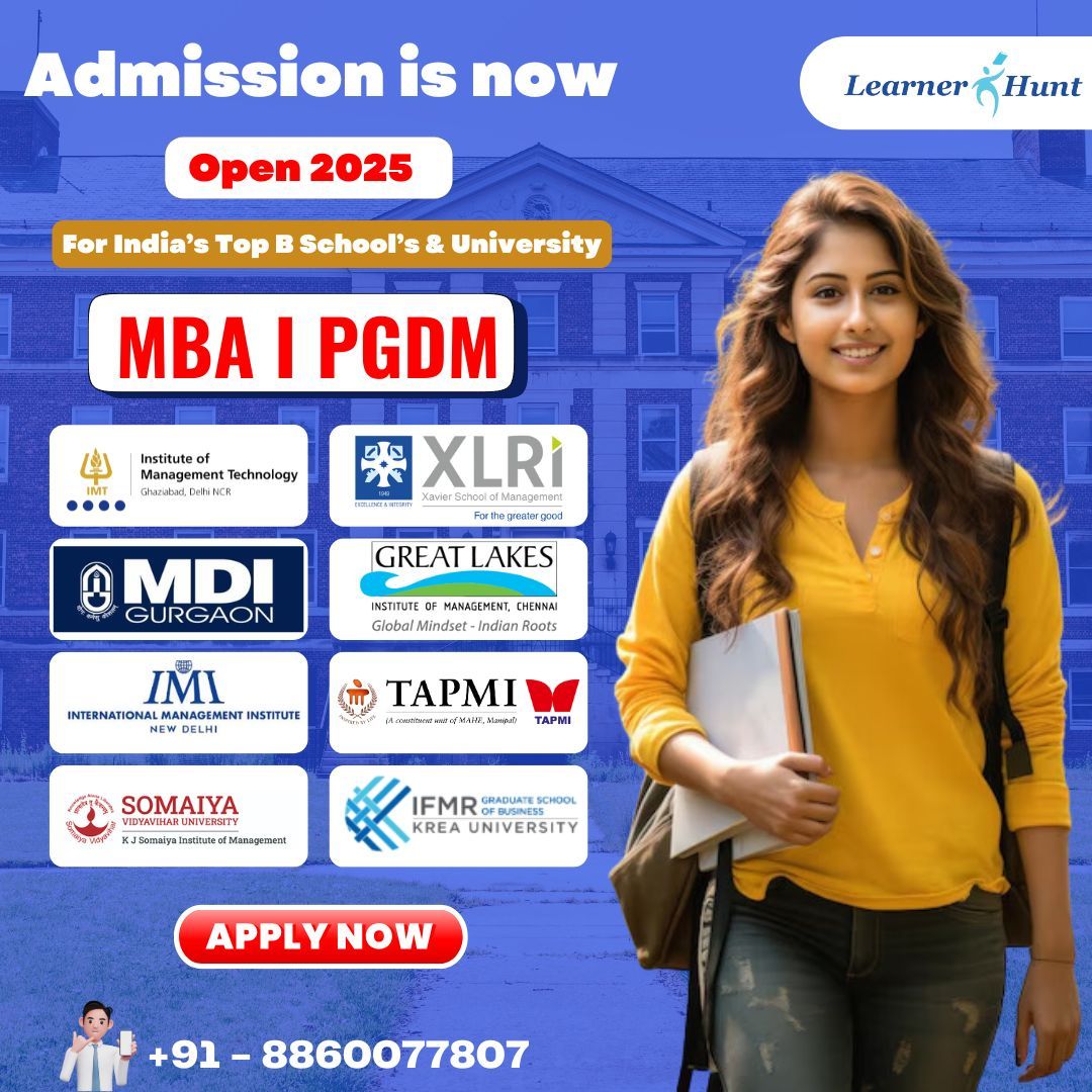 learnerhunt's tweet image. 🎓Free Career Counseling for MBA &amp;amp; PGDM Admissions 2025!

👉 Take the first step toward your dream career with expert guidance from Learnerhunt. 
🔑 Apply now for a FREE Counseling Session!

📞 Call Now: 8860077807
🌐 Visit: bit.ly/4bL4G51

#MBA2025 #PGDM2025