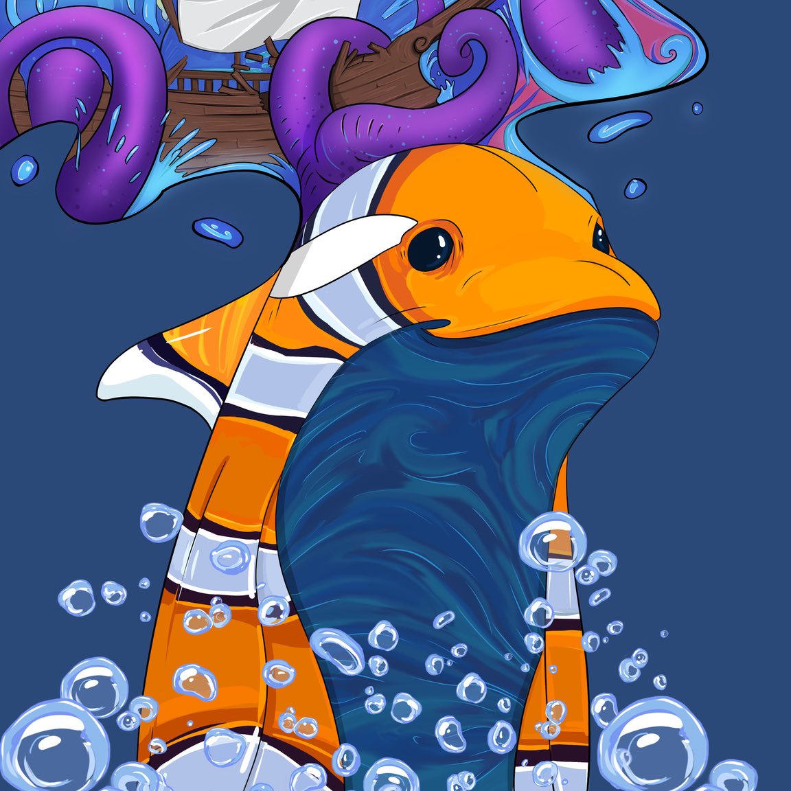 StaxxOnDexx's tweet image. Good Morning 😶‍🌫️

These Orcas really are the wave 🌊

Big congrats to my great web3 friend @Pseudorca1435 on all his efforts over the last year ensuring this mint was a success! 

#AlgorandNFTS $ALGO #OO