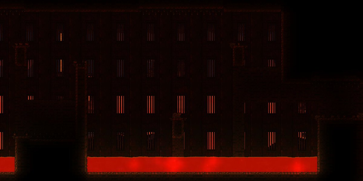 #terraria in the heart of the world lies a twisting fortress of death and madness