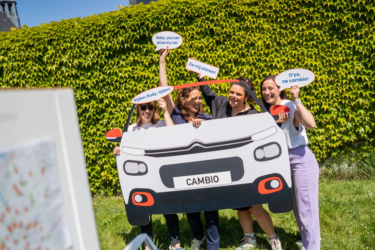Wij zoeken extra collega's! Check cambio.be/jobs voor meer info.