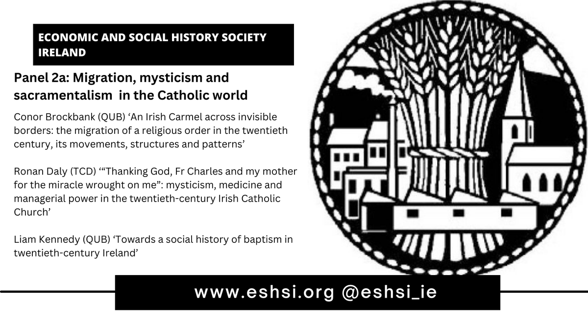 Next up is:

Panel 2a: Migration, mysticism and sacramentalism
in the Catholic world

Panel 2b: Lives within institutions and beyond

#ESHSI