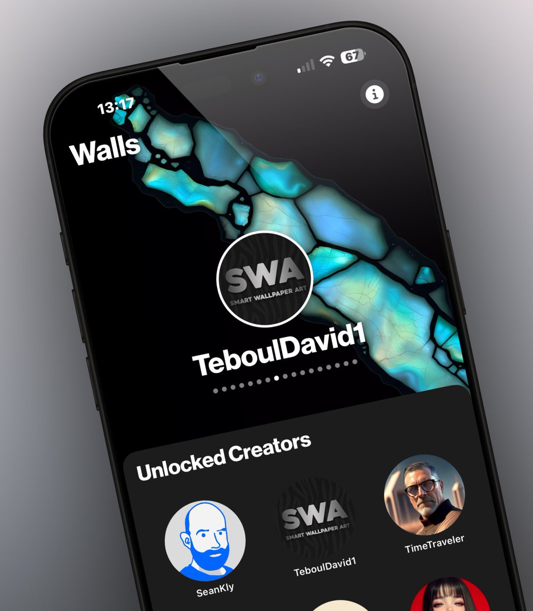 TeboulDavid1's tweet image. ♥️ Experience the ultimate #wallpaper collection curated by world-class digital artists. Walls brings you stunning, high-resolution designs updated daily to transform your device into a masterpiece. 🌴
.
.
☑️ Download iOS app : apps.apple.com/fr/app/show-wa…
.
.