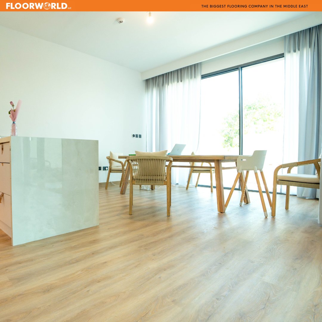Floorworld's tweet photo. The rich caramel tones and traditional wood grain of Mulled Oak from Gerbur's Aqua Click collection make it effortlessly mimic the authenticity of real wooden floors.

Want this floor too? DM us today! https://t.co/Ud0iGNtHki