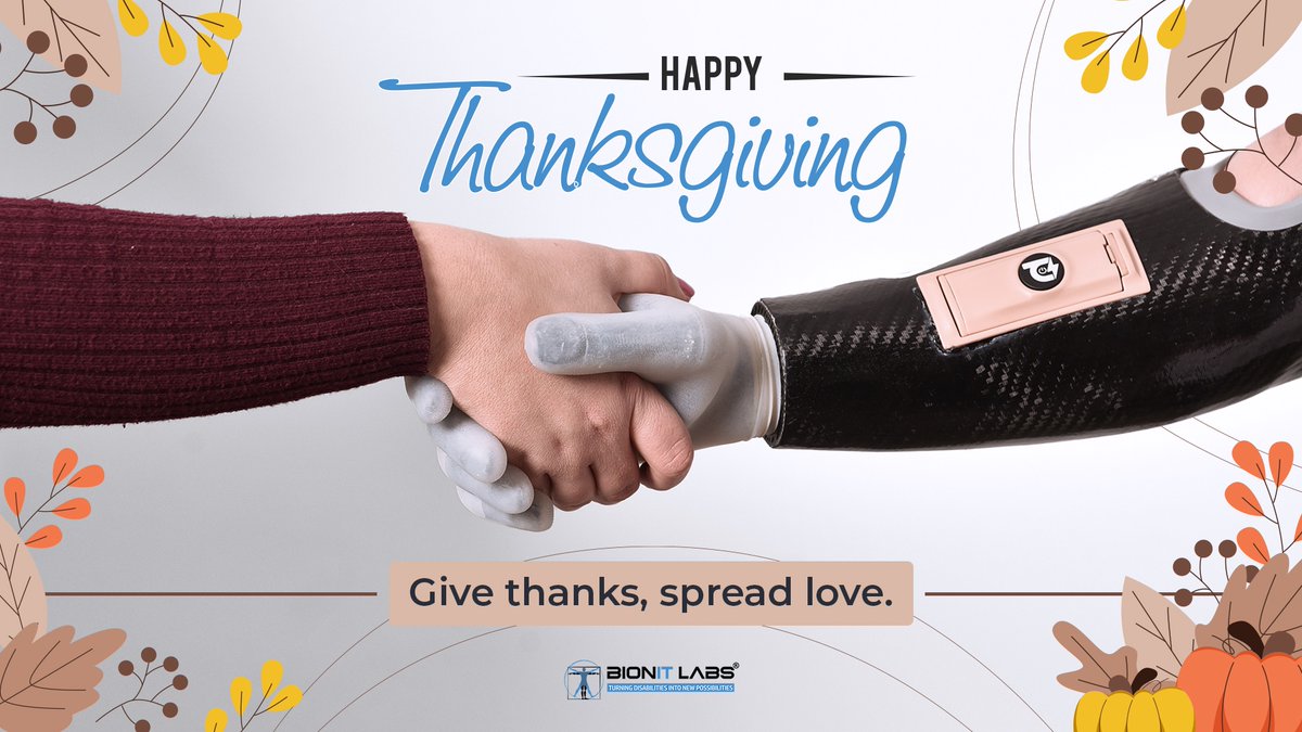 Adams_Hand_'s tweet photo. When was the last time you felt truly grateful for something? 🫶 Even the smallest acts of kindness create a bigger picture of support, inclusion, and helping one another.
#HappyThanksgiving🦾
#BionITLabs #AdamsHand #Prosthesis #BionicHand #LimbLoss https://t.co/Lj4LfqMdwU