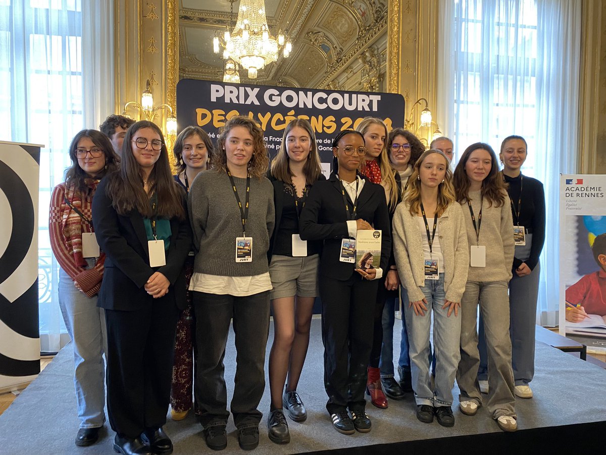À #Rennes, le Prix Goncourt des lycéens 2024 est attribué à « Madelaine avant l’aube » de Sandrine Collette #Rennes #Goncourt  <a href="/AcadGoncourt/">Académie Goncourt</a> <a href="/TVR35/">TVR La chaîne</a>