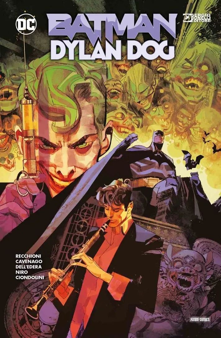Comicleser's tweet image. &quot;Batman / Dylan Dog &quot;- ein gelungenes Comic/Fumetti Crossover im @PaniniVerlag; von Roberto Recchioni, 
Werther Dell’Edera &amp;amp; Gigi Cavenago; Rezi: comicleser.de/?p=13106
#Batman #crossover #DylanDog #dccomics