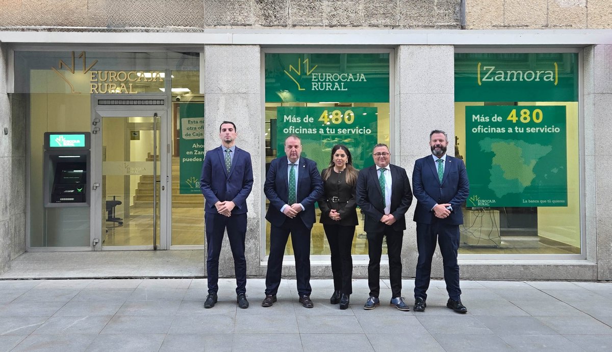 #LaBancaQueTúQuieres ha llegado a Zamora👏👏
Hemos abierto nuestra primera oficina en la calle Santa Clara n.º 30📍 ¡Te esperamos!💚
▶️eurocajarural.es/institucional/…