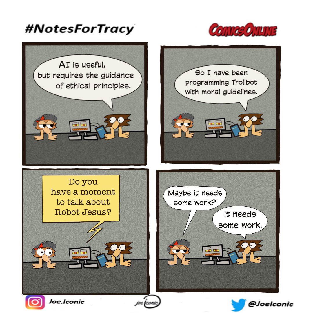 JoeIconic's tweet photo. Happy Thanksgiving!
#throwbackthursday #NotesforTracy
#comicsonline #joeiconic #crittertribe #ai https://t.co/K9Y90PuRnT