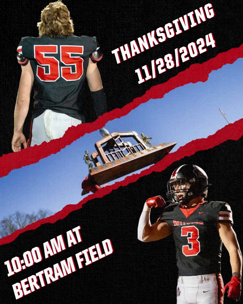 Gameday! Today your Witches are playing the 126th of The Game! At 10 am at Bertram Field! 
🎟️ gofan.co/event/1708869?…
📺 youtube.com/@salemwitches4…
<a href="/PhilStacey_SN/">Phil Stacey</a> <a href="/SalemSchoolsk12/">Salem Public Schools</a> <a href="/BostonHeraldHS/">Danny Ventura</a> 
#BeatTOB #ALLIN #GoWitch