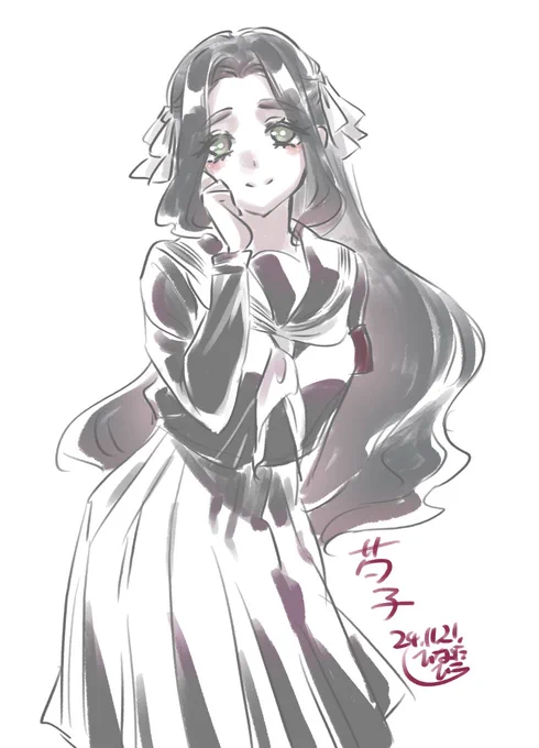 新刊にチラ出した子#東京神蝕 #ぴなたぴこ画 
