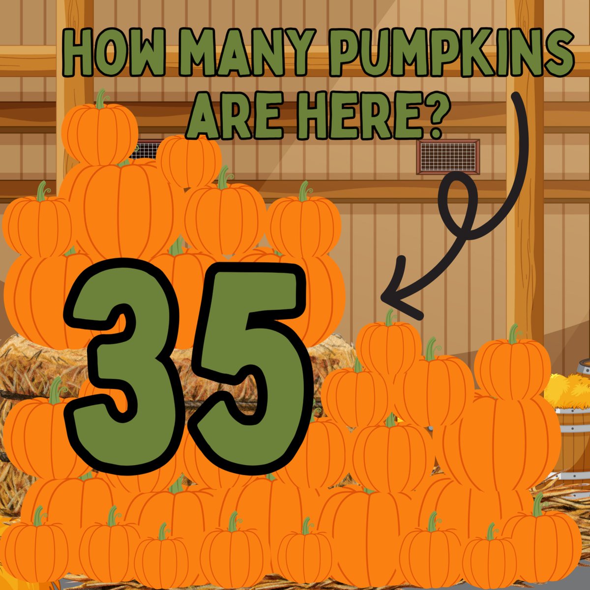 chickaadeechick's tweet photo. There are 35 pumpkins! https://t.co/QfR5lsDGug