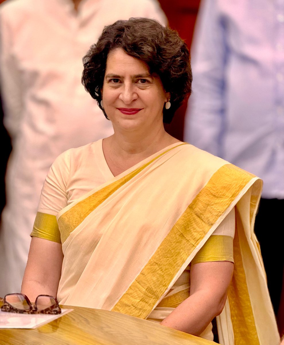 neetishOfficial's tweet photo. #Wayanad MP Mrs @priyankagandhi ji https://t.co/qSZQkLiqzW